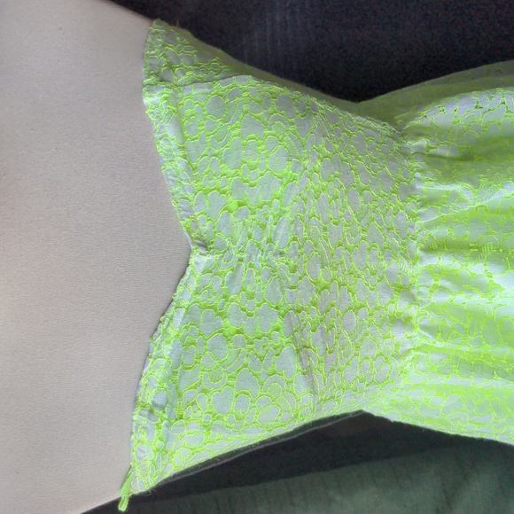 Aeropostale Neon Lace Dress Small - Picture 2 of 7